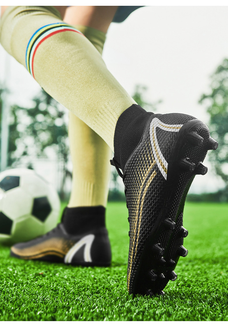 Men Women Professional Football Boots Outdoor Training Cleats Grass Match Sneakers Futsal Hot-selling High-quality Turf_voghion.com