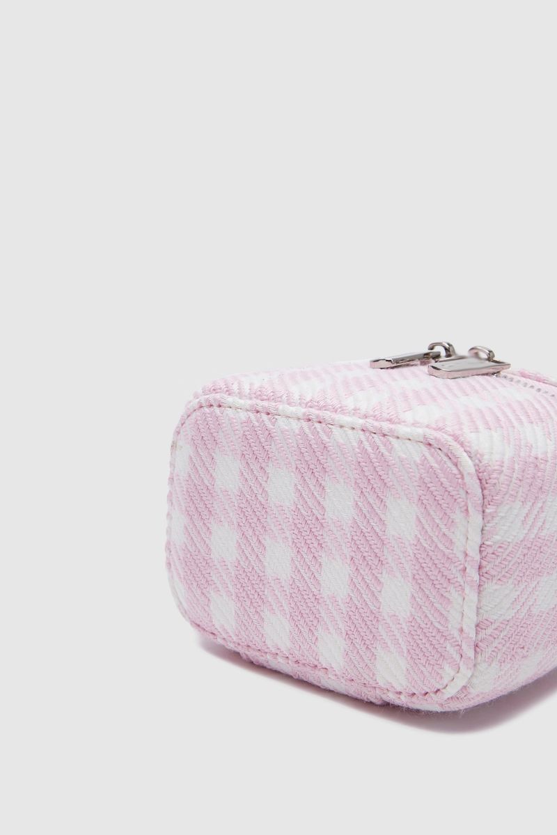 UR Fashion Damentasche 2023 Neue karierte Boxtasche Kleine frische süße Stilkette Umhängetasche Mini Kosmetiktasche_voghion.com