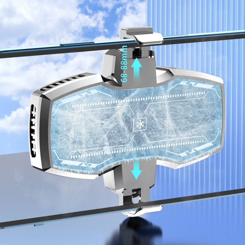 Uniwersalny Mini Telefon Komórkowy Wentylator Chłodzący Radiator Turbo Hurricane Gra Cooler Telefon Komórkowy Chłodnica Do iPhone'a/Samsunga/Xiaomi_voghion.com