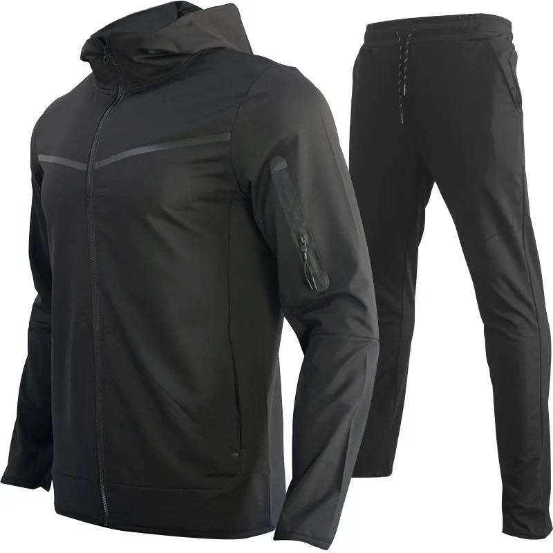 Herre Tracuit Designer-joggedress Thin Tech dame herre-treningsdress 3XL Vår-høst joggejakke Todelt sett Sport_voghion.com