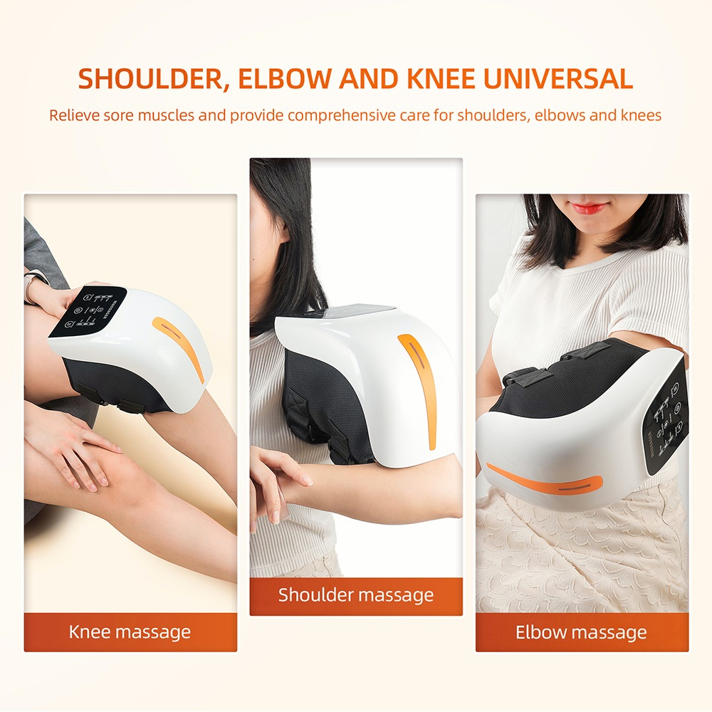 Knee Relaxing Kneecap Infrared Elbow Shoulder Massager Relive Joint Pain Stiffness Smart Hot Compress_voghion.com