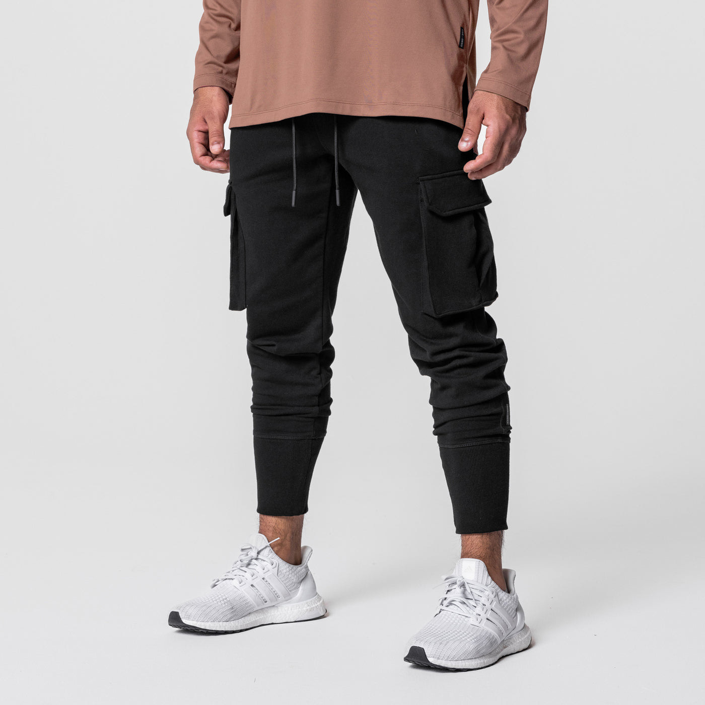 Set di pantaloni da corsa fitness da uomo in due pezzi per sport e tempo libero in cotone_voghion.com