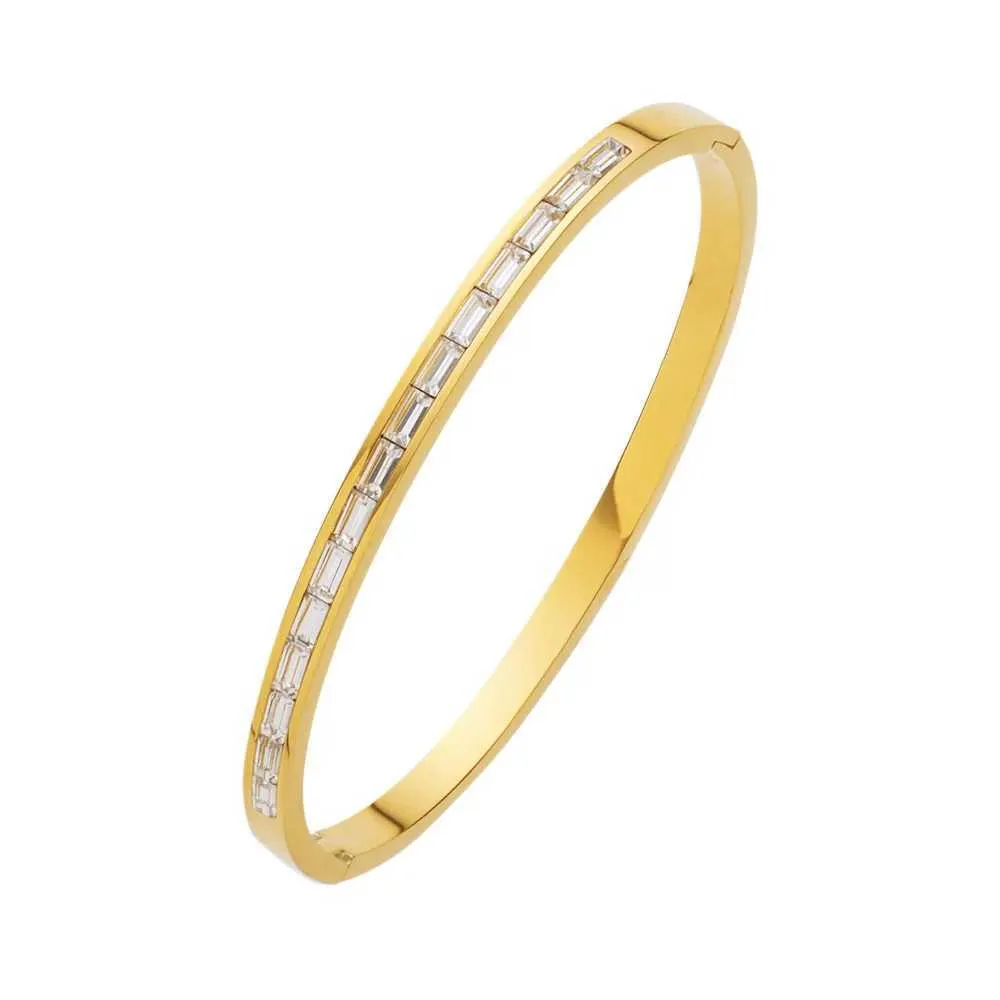 Náramek Zalman U Buckle Cable Wire Bangle pro ženy Lover Chain Bracelets Nerezová ocel Šperky Velkoobchodní dárek Novinka_voghion.com