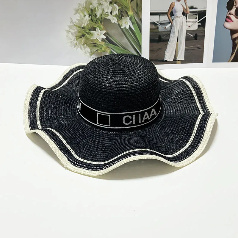 Atkı Setleri Kovboy Kova Şapka dalga Rahat Unisex Şapkalar Kadın Tasarımcı Şapkalar Sokak İçin Kot Baskılı Uygun Şapka Düz üst_voghion.com