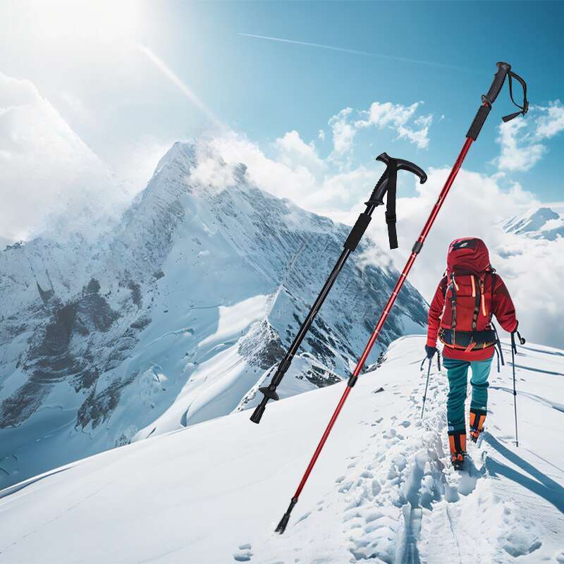 New Hiking Artifact Is Coming! Ultra Light Aluminum Alloy Extendable Folding Cane, Professional Outdoor Pole Explosive Hiking Circle_voghion.com