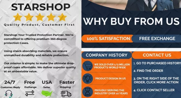 For IPhone 12 Pro Max/12 Pro/12/11 Case Phone Cover Shockproof + Tempered Glass_voghion.com