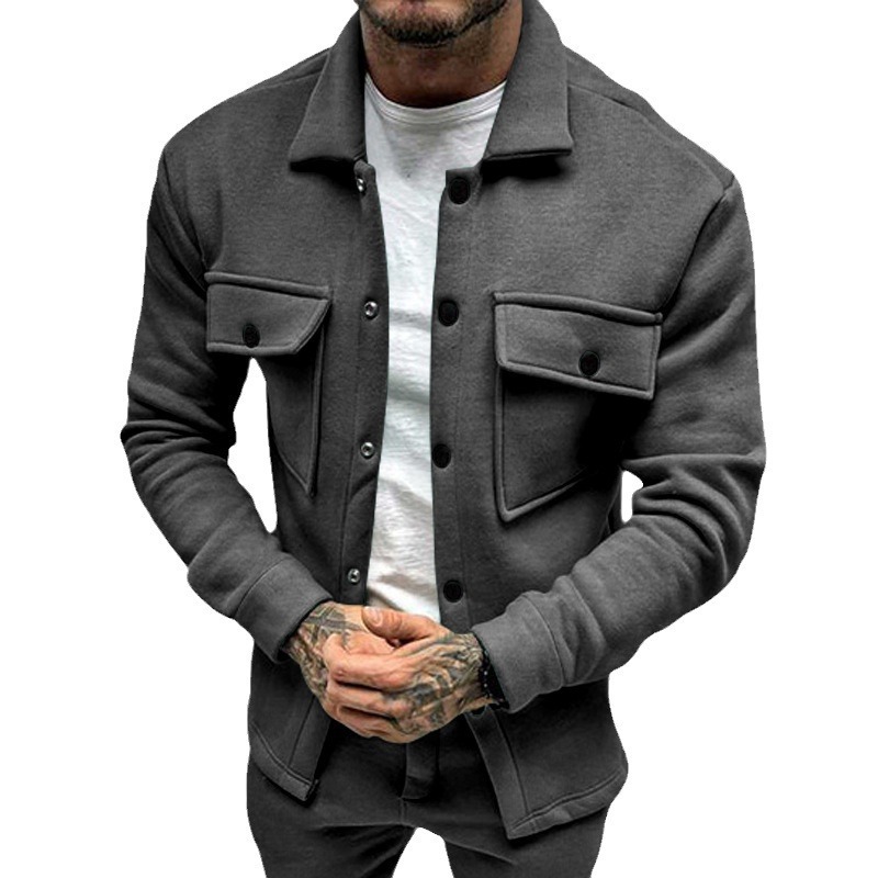 2024 Winter Neue Plüsch Mode Casual Jacken Trendy Herrenbekleidung_voghion.com