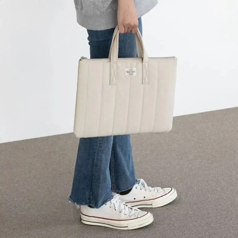 Sac à main pour ordinateur portable 11 13 14 15 pouces, pochette antichoc de grande capacité pour ordinateur portable, respirante et mignonne 240802_voghion.com