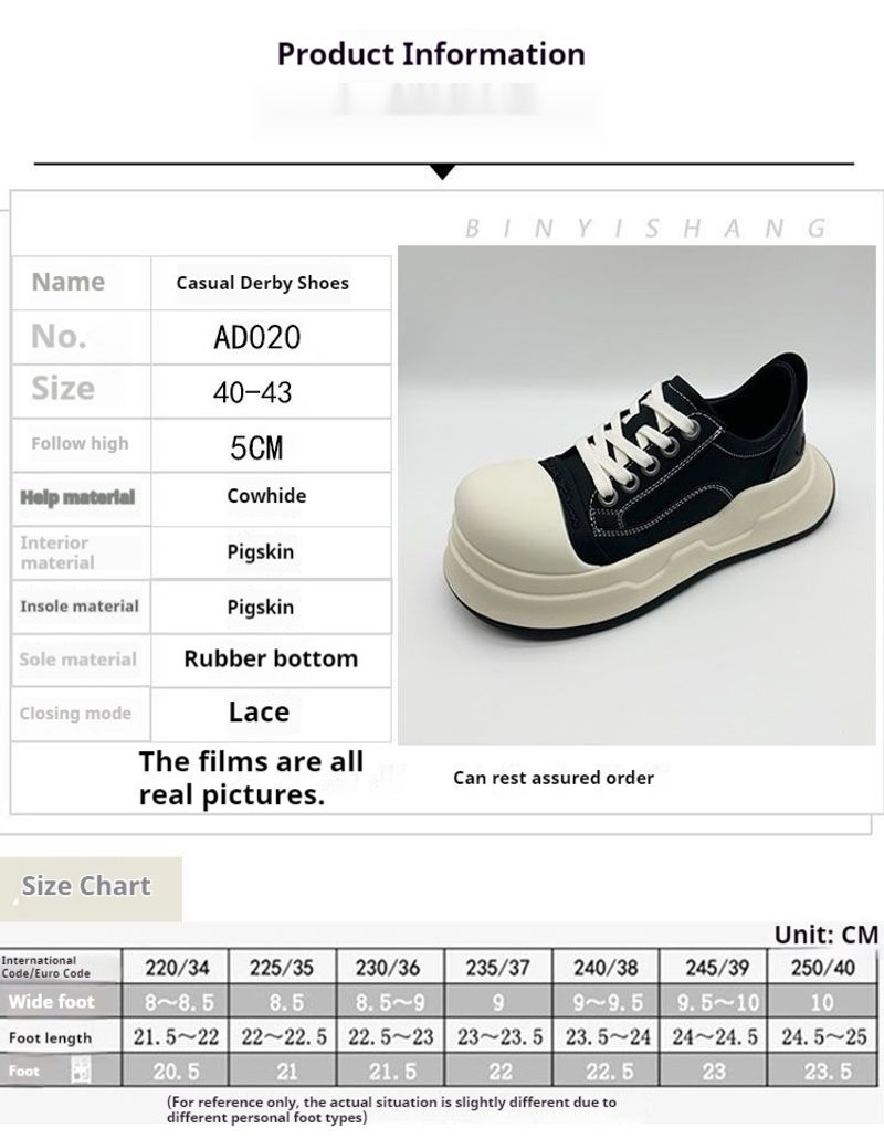 Daha Fazla ve Daha Şık Big Head 2024 yeni echte Leder Denim ürünleri Günlük Sporlar için Sohle Schuhe_voghion.com
