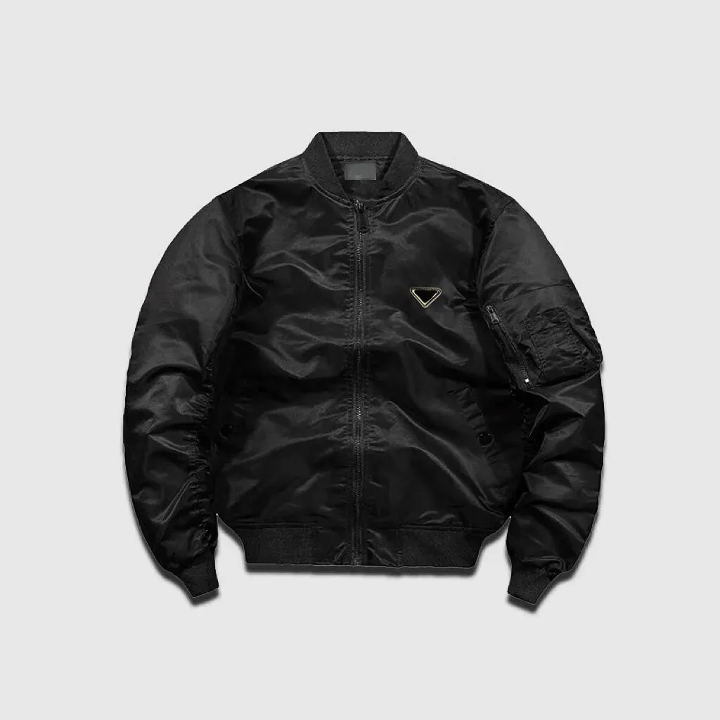 heren hoodie klassiek casual merk jas overhemd Dubbel geweven materiaal oversized Bomberjacks Armzak decoratie aziatisch_voghion.com