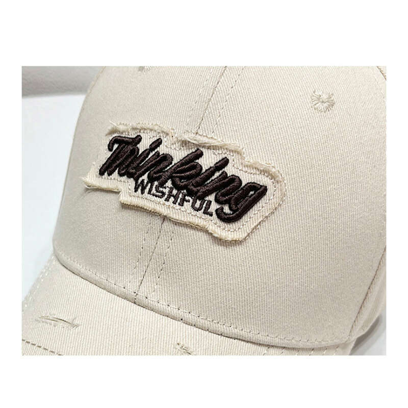 Forår og sommer Hard Top Perforeret Baseball Kvinders Nye Open Face Small Andehue med Tunge_voghion.com