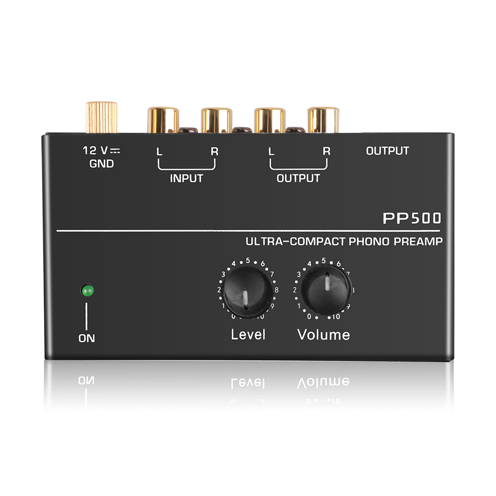 Ultra-kompakt Phono Preamp Preamplifier With RCA 1/4 Zoll Support TRS Interfaces Preamplificador Pre Amplificador Phono EU/US_voghion.com