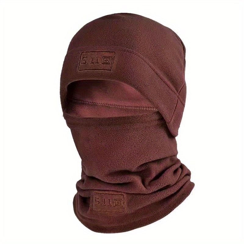 Stay Warm Protected: Polar Fleece Balaclava Hood Face Mask For Cycg, Skiing, And Training_voghion.com