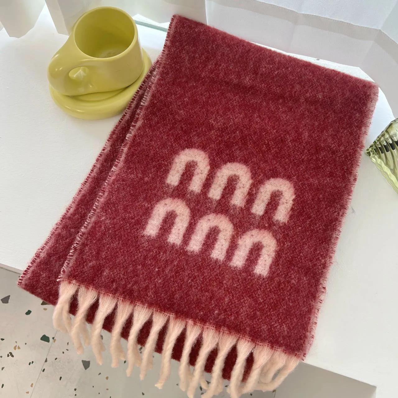 Designer-Schal aus Kaschmir für Damen im Herbst und Winter mit weichem Schal mit langer Quaste und modischem Karomuster für Herren_voghion.com