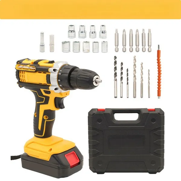 Perceuse visseuse sans fil avec batteries et chargeur_voghion.com