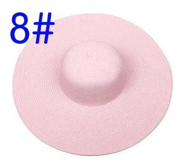 Cappello di paglia a tesa larga per donna ideale per la spiaggia_voghion.com