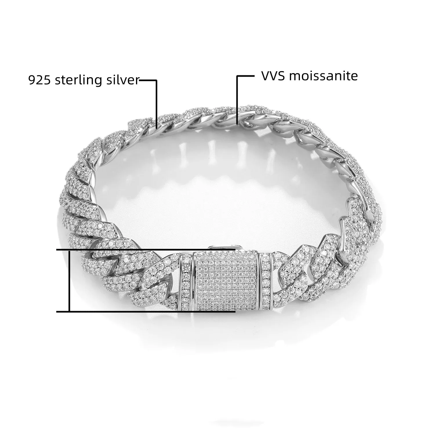 8mm 10mm 12mm 14mm 18mm 20mm hulgimüügist pärit sterlingist sier VVS moissaniidist Kuuba lülidega kett_voghion.com