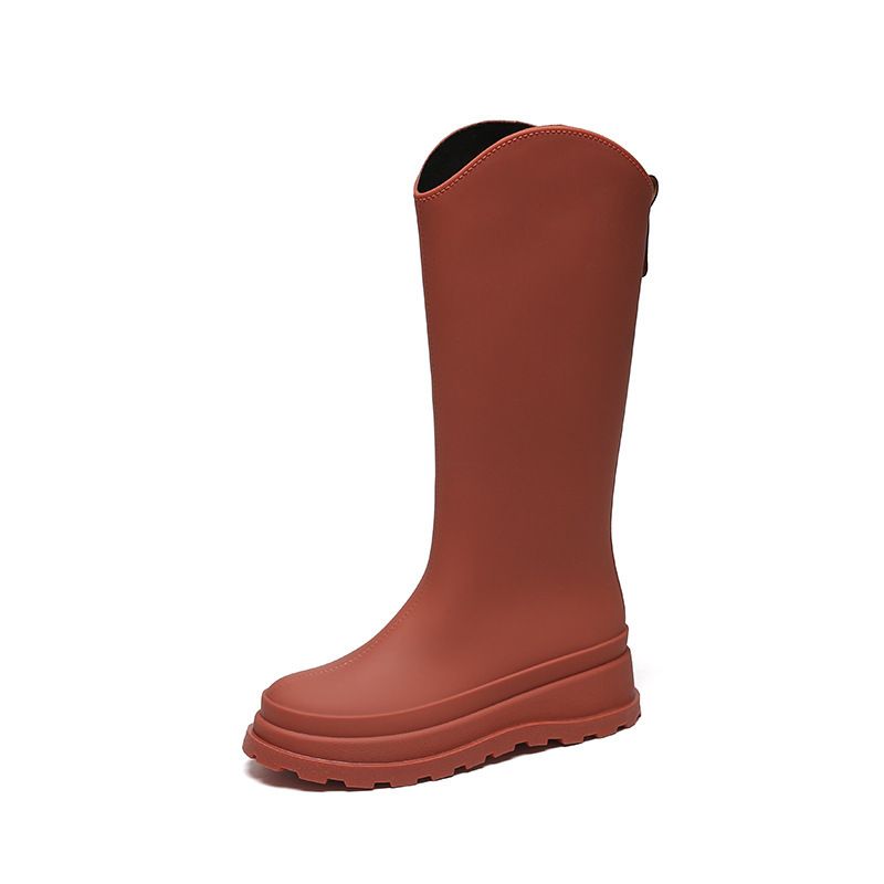 Women's High-Style Thick Rain Boots for All Seasons_voghion.com