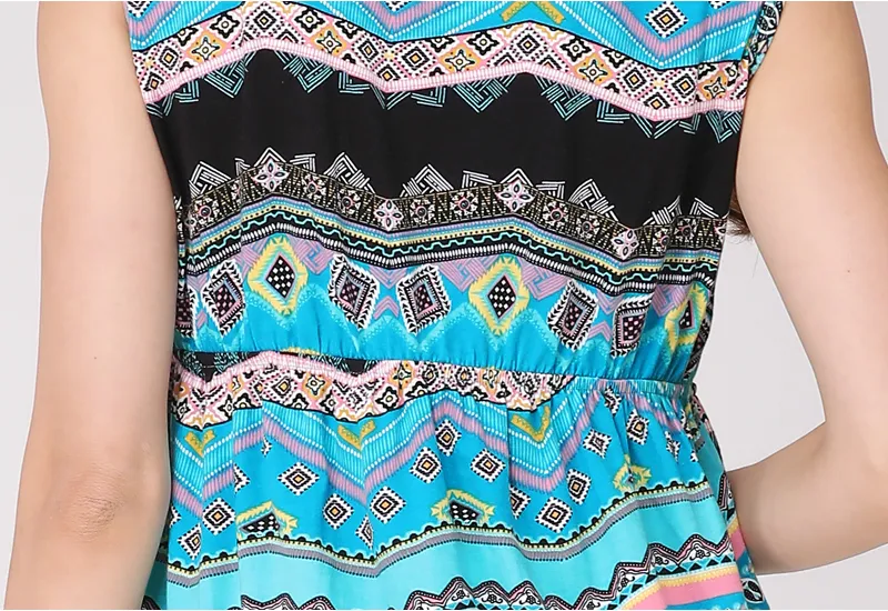 2024 New VNeck Summer Breastfeeding Dresses Sleeveless Dress for Pregnant Women Maternity Clothes_voghion.com