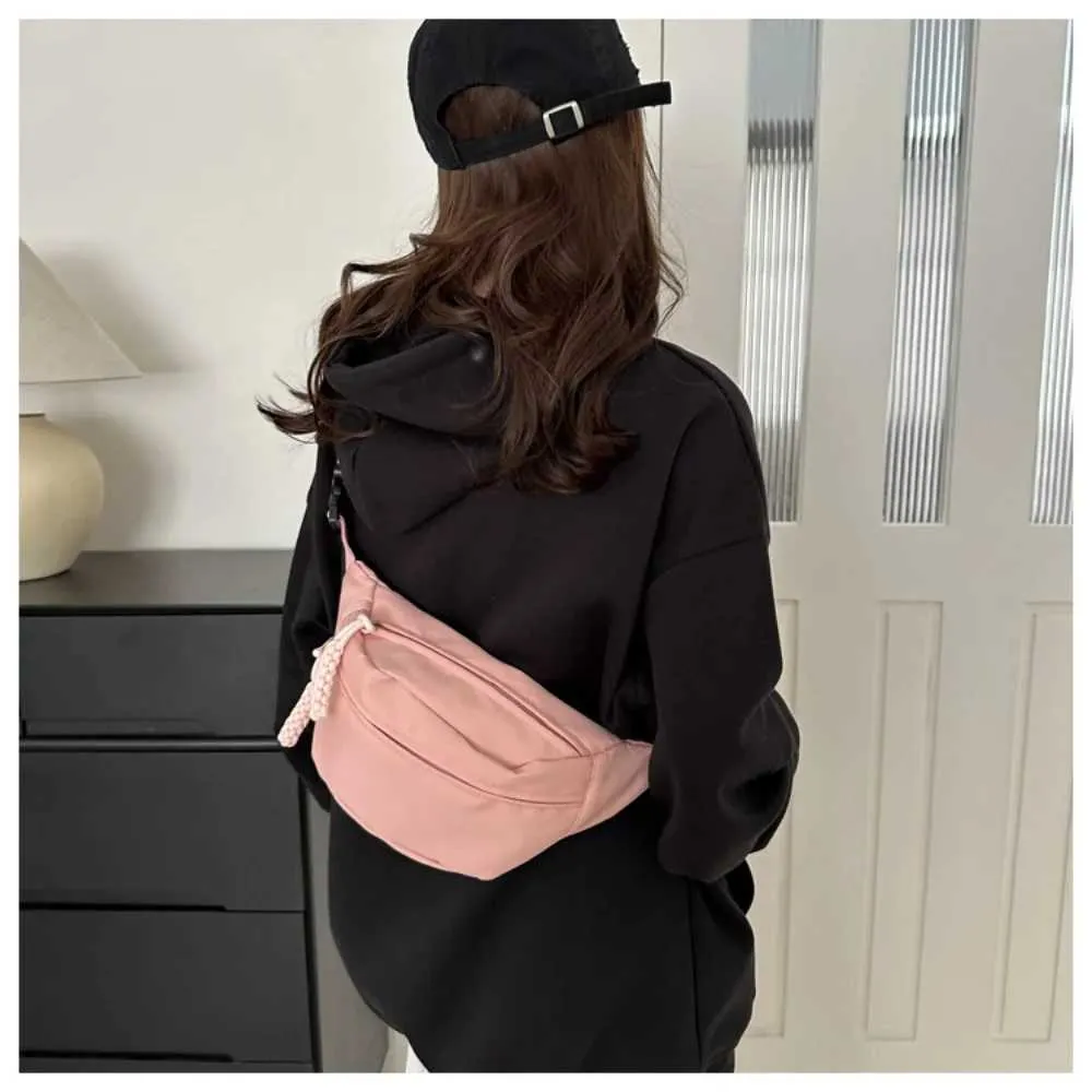 Chest Banana Women Sg Crossbody Pack Canvas Running Waist Bag Casual Fanny Packs Sport Half Moon Belt Ba241021_voghion.com