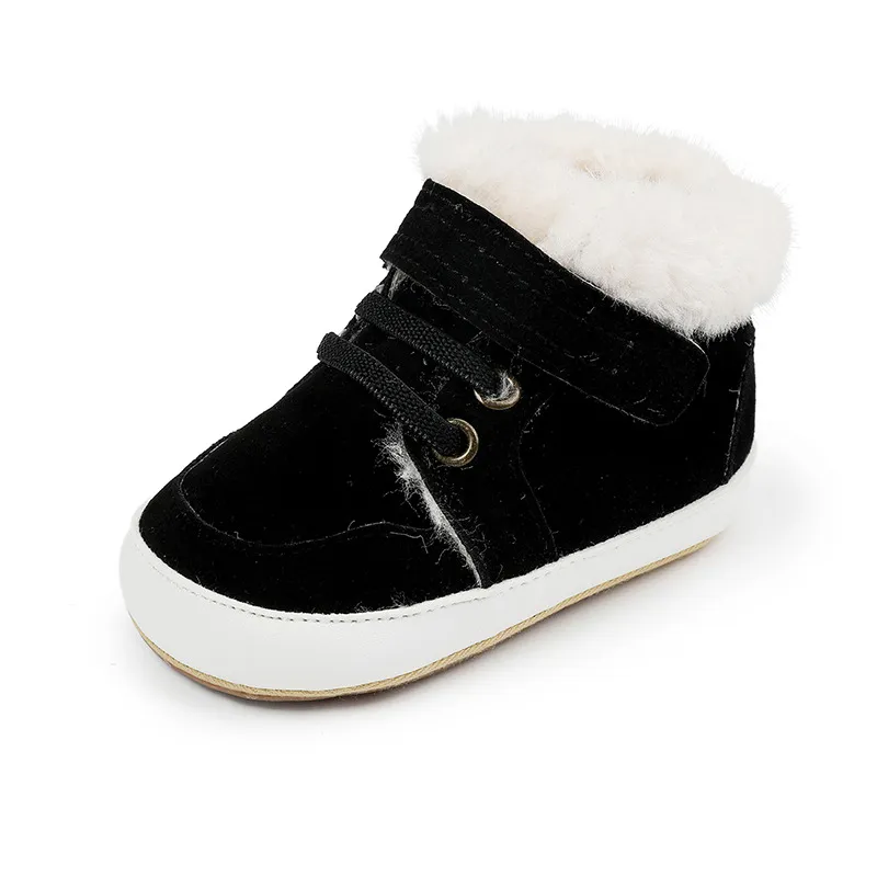 Winter Infant Boots Warm Plush First Walker Shoes For Newborns_voghion.com