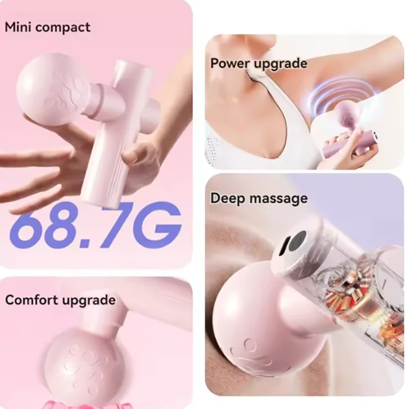 Mini Massage Gun For Muscle Recovery And Deep Tissue Relaxation_voghion.com