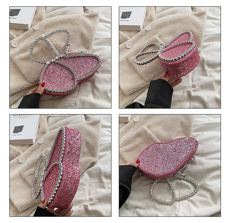 Fairy Sparkg Abend Mini Edelstein handgefertigt Dia Rhie Hand Crossbody kleine Tasche_voghion.com