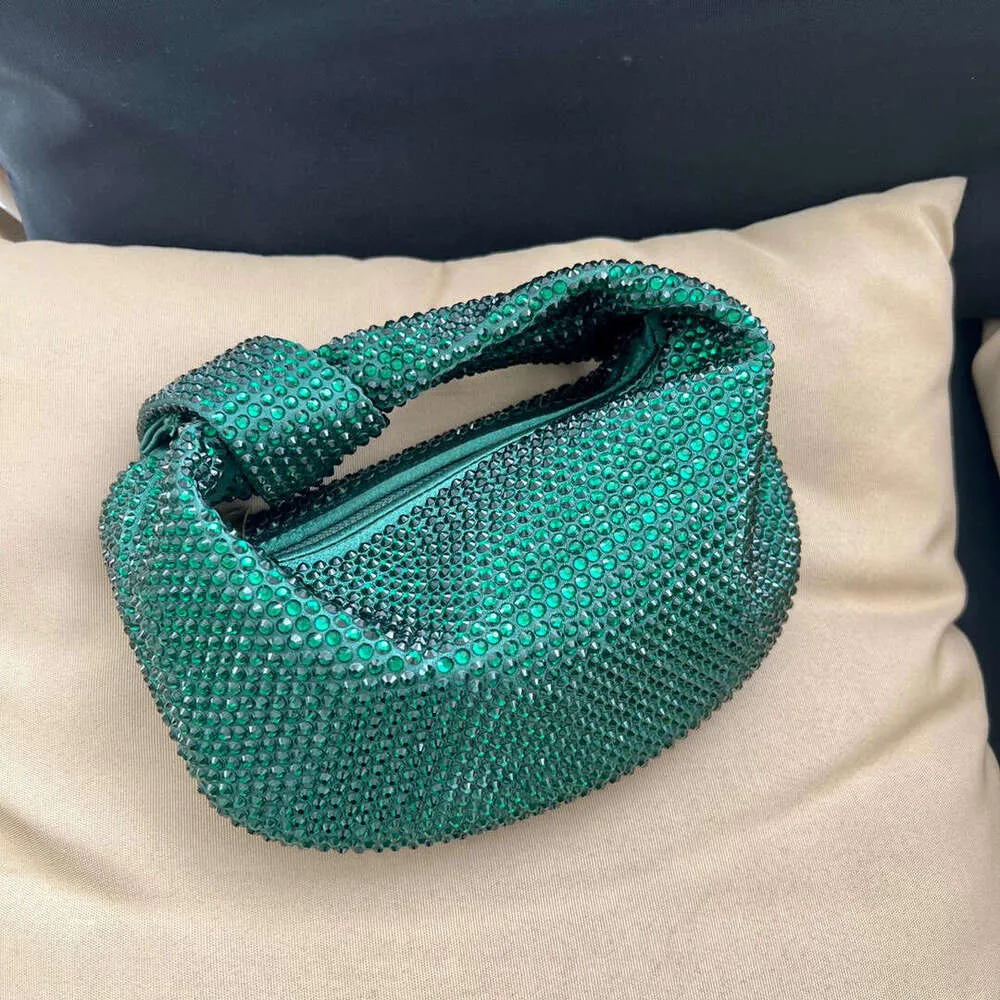 Designer Knotted Crsytal Rhie Dia Cloud Women's Handbag Bg Shiny Evening Bag Dinner Party Clutch Purse_voghion.com