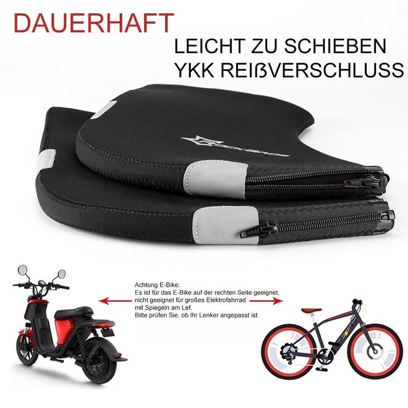 ROCKBROS Bicycle And Motorcycle Gloves, Hand Warmers, Windproof Handlebar Muffs_voghion.com