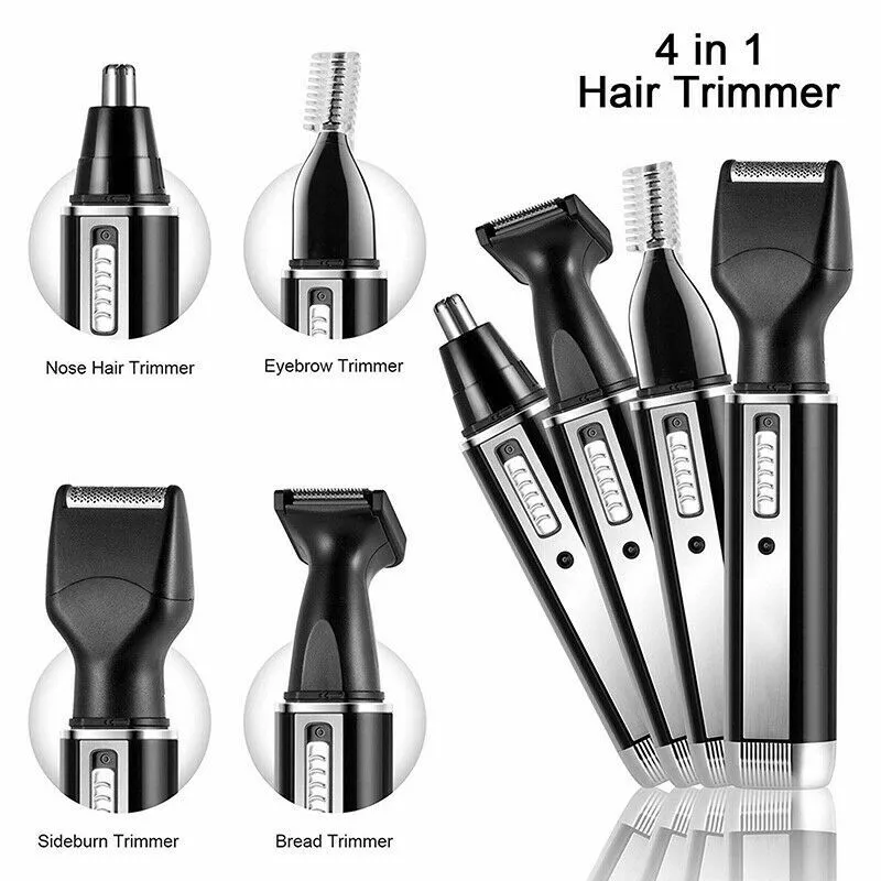 4-in-1 Rechargeable Trimmer For Men/women's Facial Hair Grooming_voghion.com