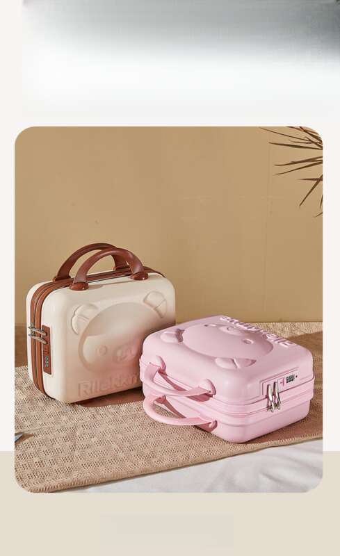 14-inch Makeup Teddy Bear, Mini Password Box, Suitcase Cartoon Gifts_voghion.com