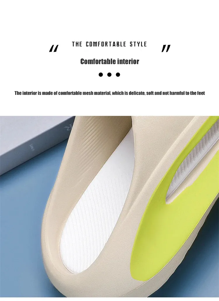 Coppia estiva spessa suola piedi passo fresco EVA uomo e donna sport pantofole alla moda_voghion.com