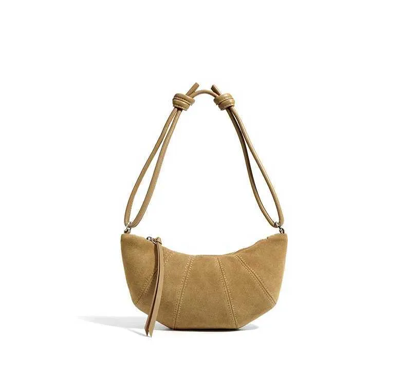 Borsa a spalla croissant da donna - elegante borsa crossbody_voghion.com