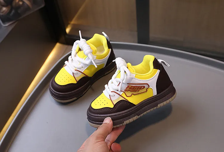 Designer Thick Bottom Versatile Kids Trainers Cutefeet for Toddler Fashion boy School Leisure Tennis Shoes Non-slip_voghion.com