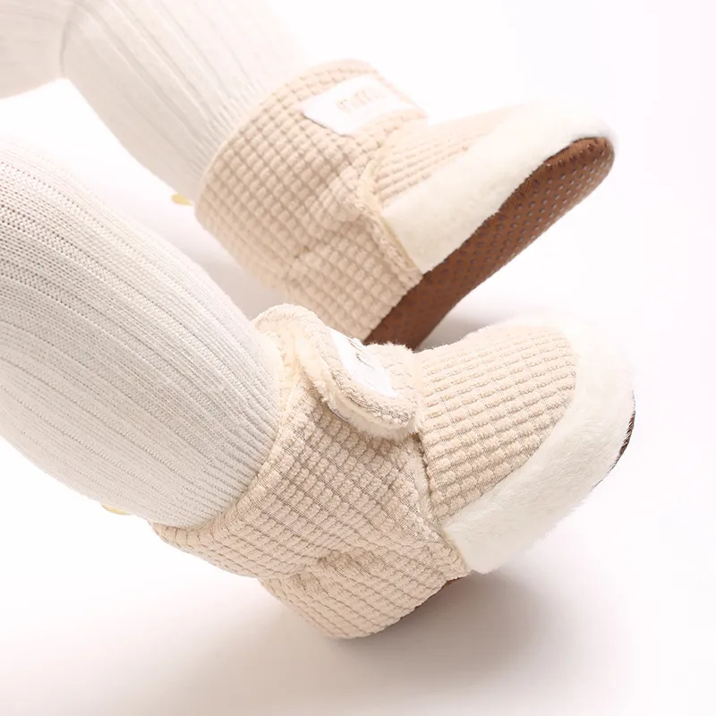 Botas de inverno de lã quente para bebês recém-nascidos, sapatos para crianças pequenas, botas Cutefeet para meninas e meninos de 0 a 18 meses_voghion.com