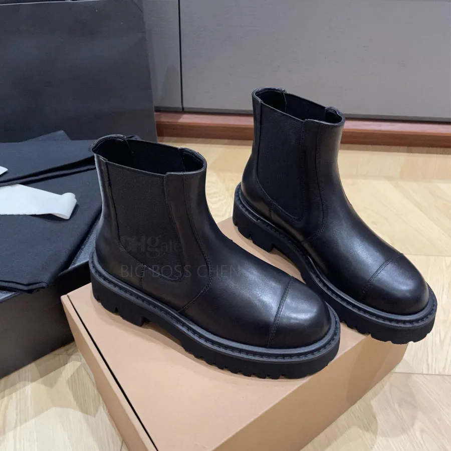 Top quality Fashion Classic Chunky ankle Combat Motorcycle Martin for womens Real leather Trendy Casual designer boots_voghion.com
