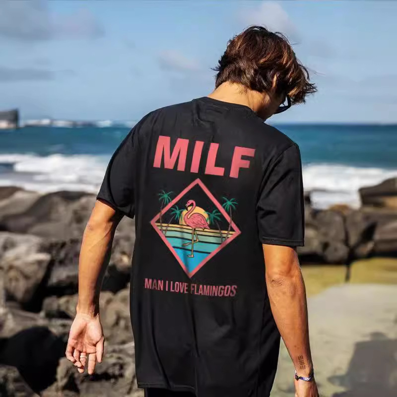Men's Clothing summer new foreign trade men's clothing Amazon's popular T-shirt 3D letter printing round neck short-sleeved T-shirt_voghion.com