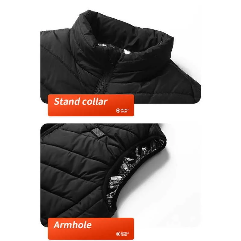 Veste chauffante USB pour homme et femme, 15 zones, chauffage électrique d'extérieur, vêtements de sport chauds_voghion.com