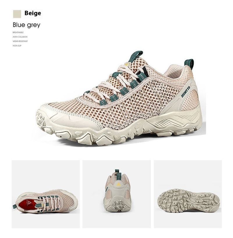 Scarpe da trekking da arrampicata ammortizzanti da campo per esterni da donna, resistenti all'usura, in rete traspirante_voghion.com