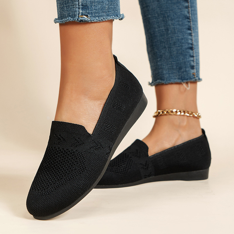 Damen Einzelschuhe Damen Leichte Schnitt Casual Flache Lazy Loafer_voghion.com