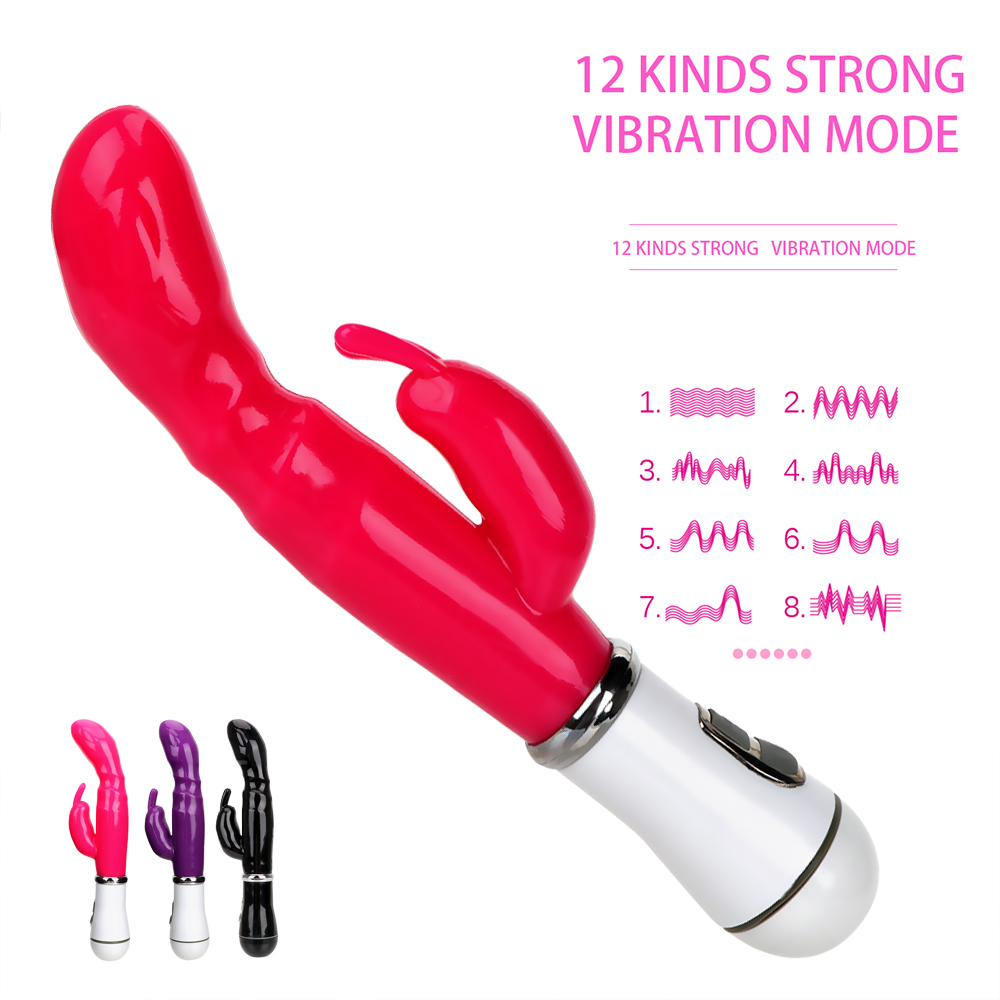 Rabbit G-spot Vibrator With 12 Vibration Modes For Clitoris_voghion.com