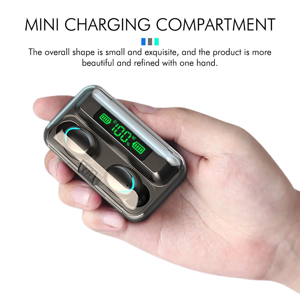 Richripple F9 Tws Bluetooth Earbuds Wireless Headphones With Mic_voghion.com
