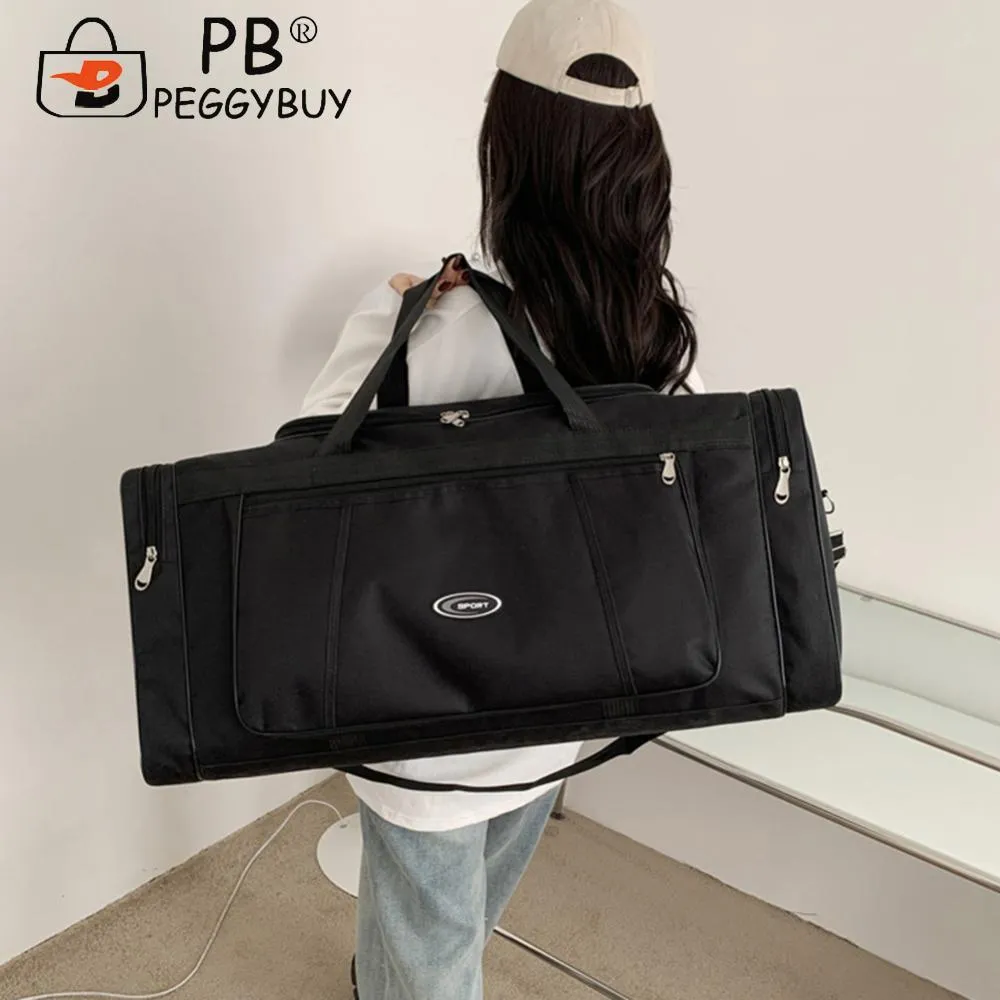 Large Capacity Weekend Oxford Hand Lage Waterproof Portable Unisex Zipper Outdoors Duffle Travel Bag_voghion.com