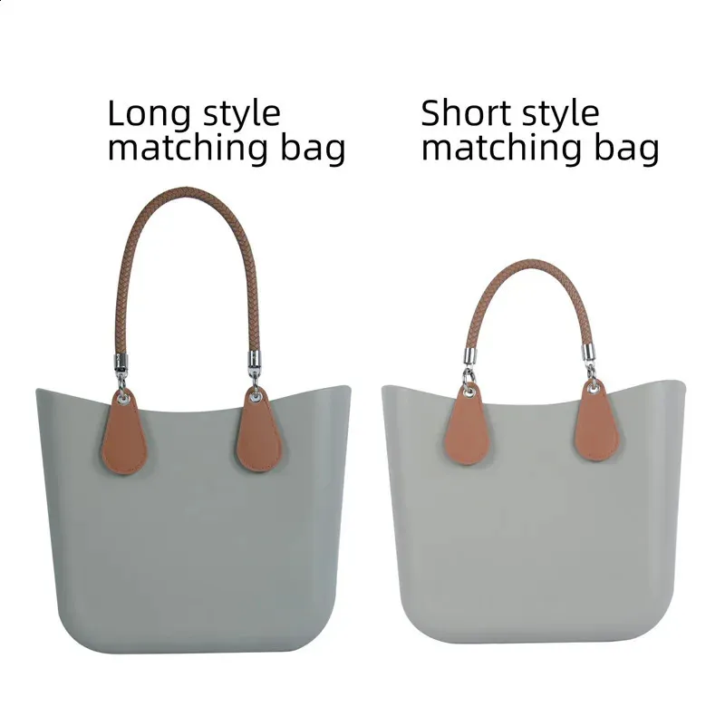 Obag PU Tejido trenzado de cuero Cuerda Asas Correa Cinturón para accesorios Bolso de mano Bolso de mujer Accesorios 240821_voghion.com