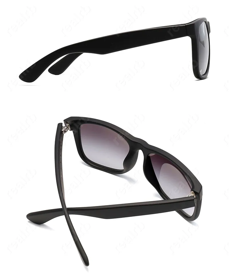 Gafas de sol polarizadas Justin 4165 de 55 mm para hombre y mujer, de alta calidad, con montura de nailon y accesorios._voghion.com