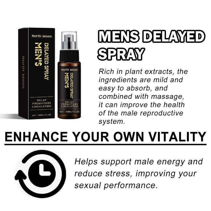 Spray de îngrijire corporală pentru masaj masculin Spray prelungit pentru bărbați_voghion.com