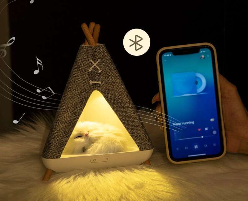 Rată de recenzii pozitive de 96%: Boxă Bluetooth pentru pisici de cort, cadou de ziua de naștere, senzație de nișă de înaltă calitate, practică și semnificativă pentru_voghion.com