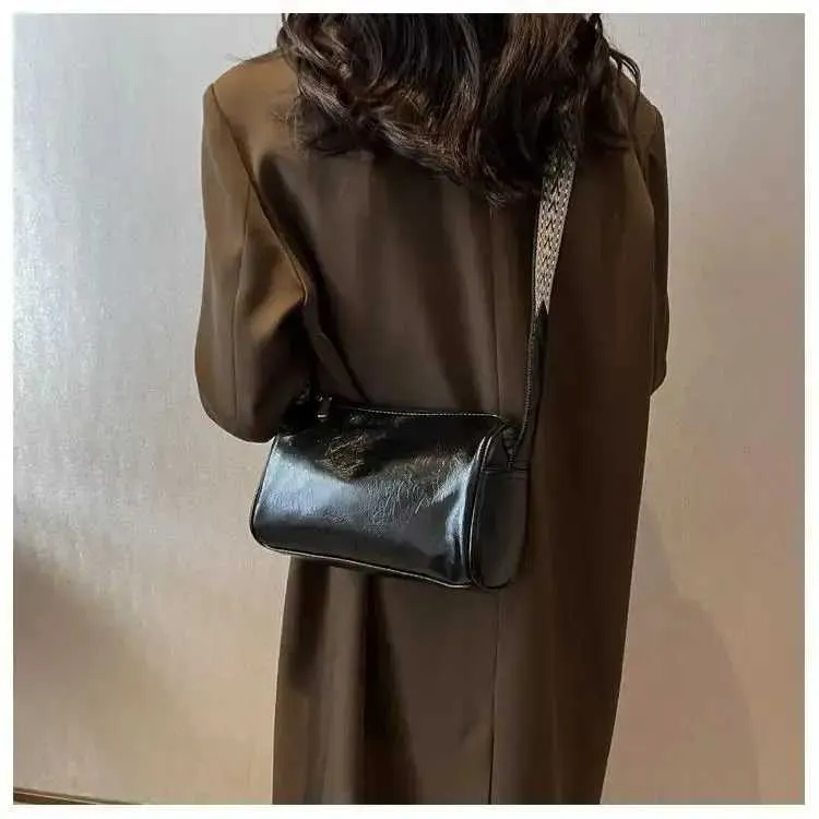 Grøn Mode Retro Læder Dame Skuldertaske Piger Crossbody Pudetaske Dobbelt Stor Kapacitet Dame Håndtaske241103_voghion.com