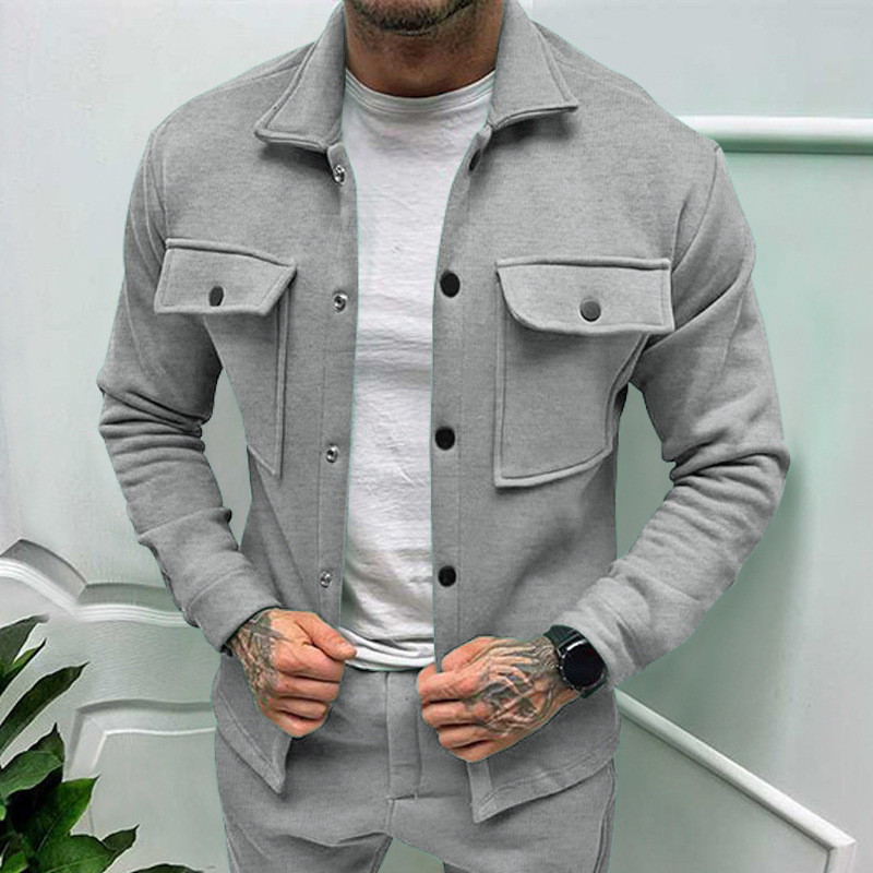 2024 Winter Neue Plüsch Mode Casual Jacken Trendy Herrenbekleidung_voghion.com