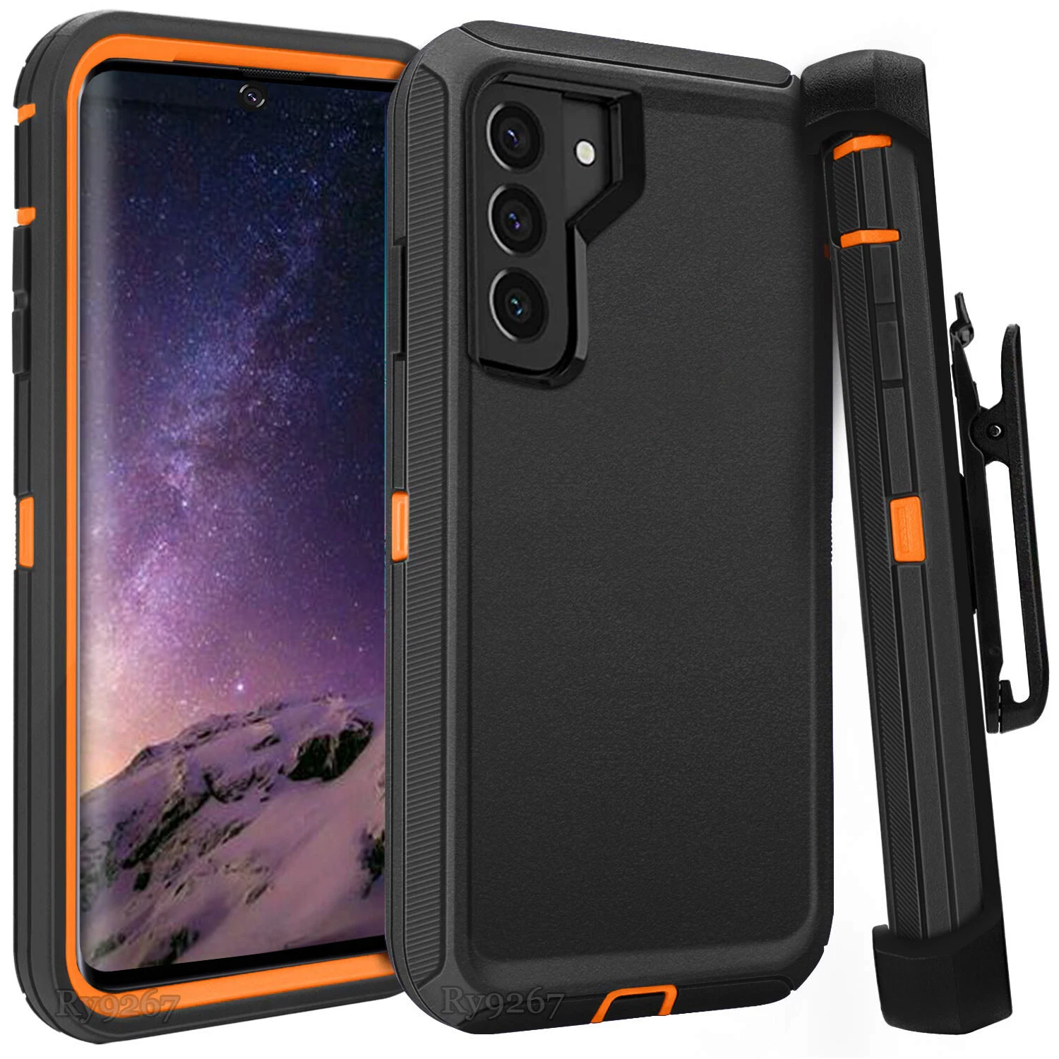 For Samsung Galaxy S22| S22+| 22 Ultra Case Protective Cover With Clip Suitable For Otter.box Defender_voghion.com